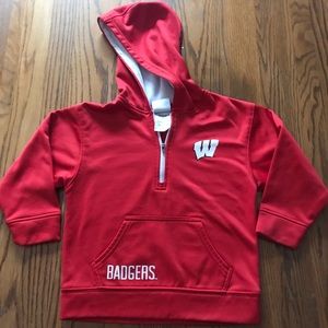 Like new Badgers kids sweatshirt / hoodie